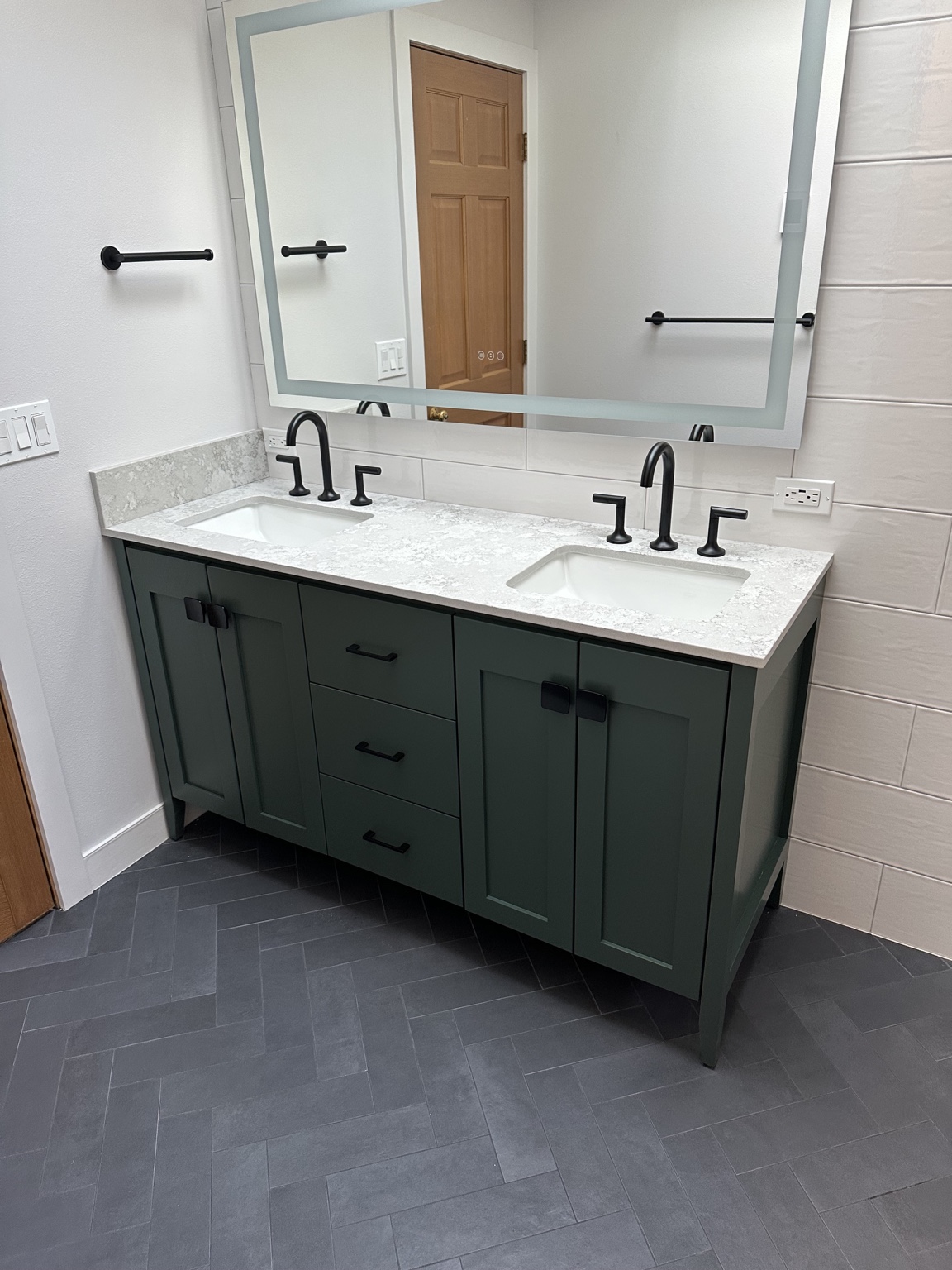 Master bathroom remodel - double vanity
