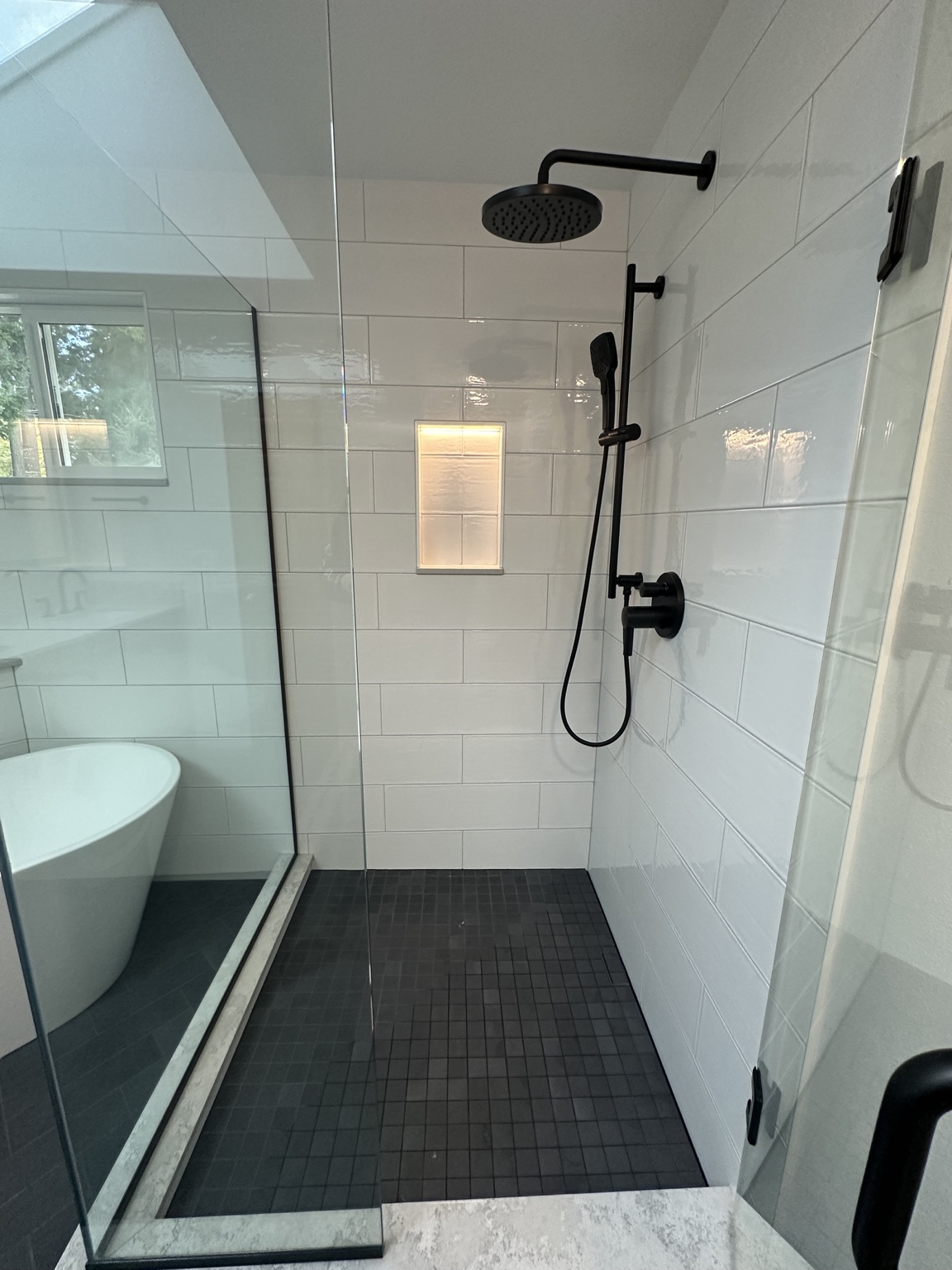 Master bathroom remodel - walk-in shower